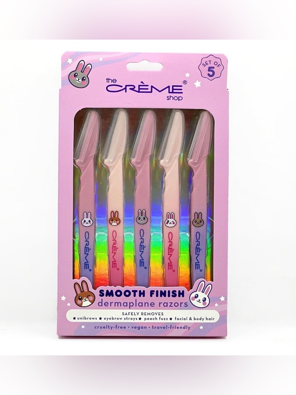 The Creme Shop Smooth Finish Dermaplane Razors 5 Pack New In Box
